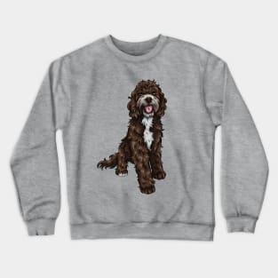 Cute Sproodle Dog Crewneck Sweatshirt